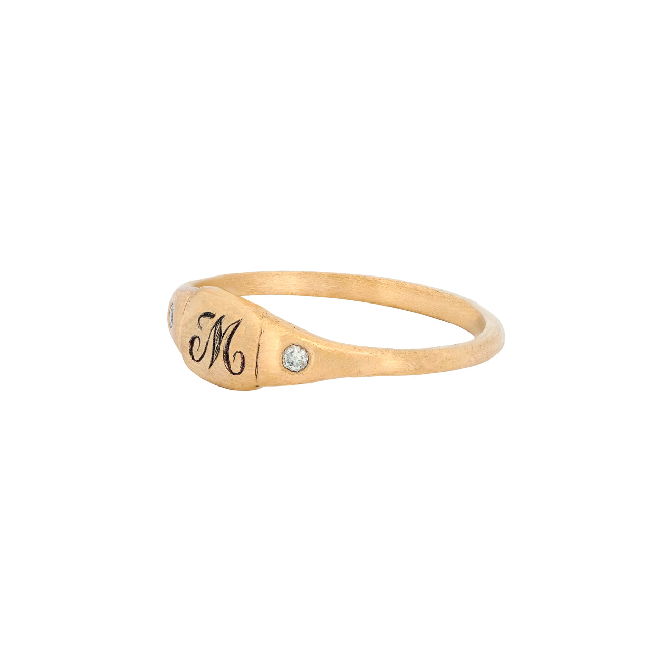 Littlest Letter Pinky Ring