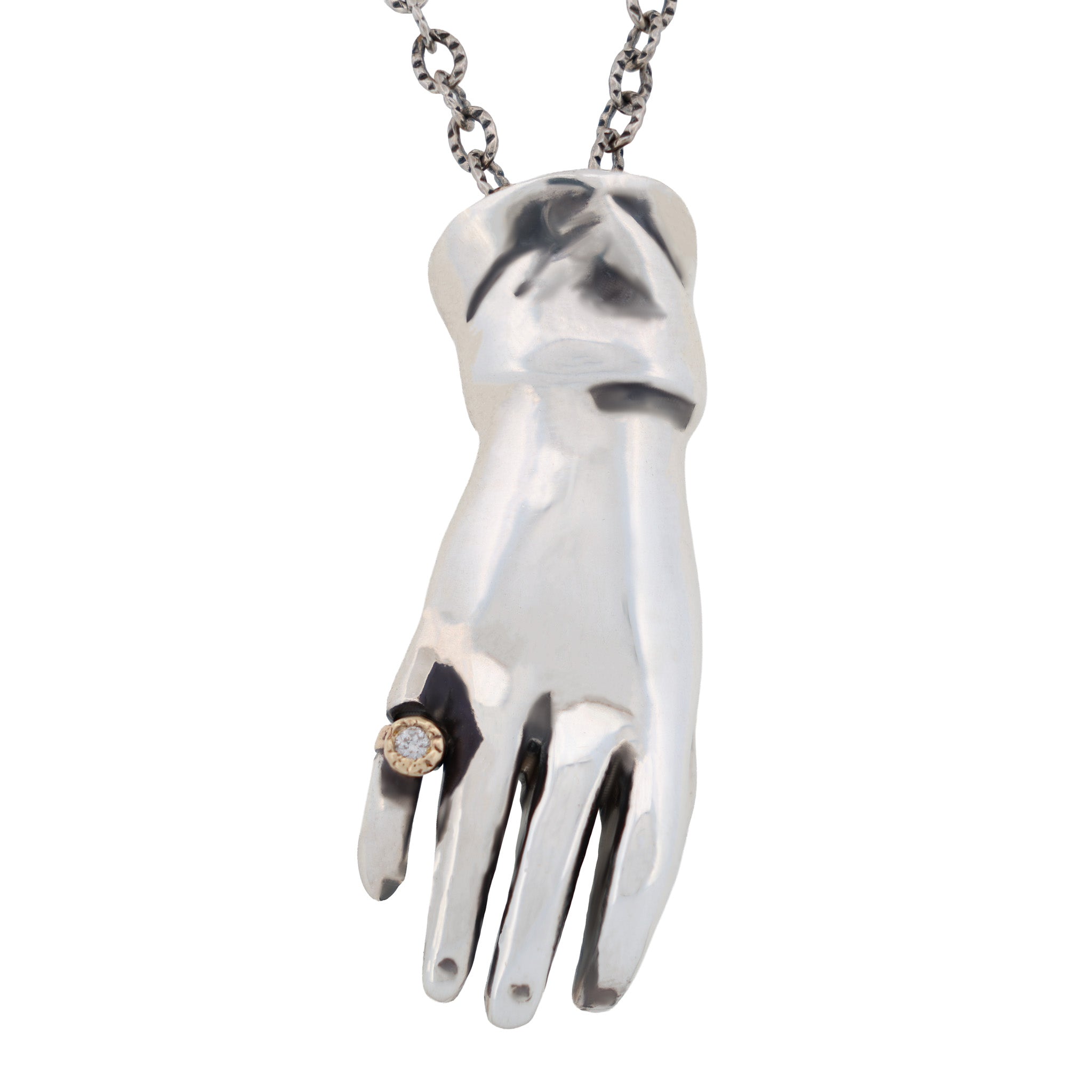 The Rakish Hand Necklace
