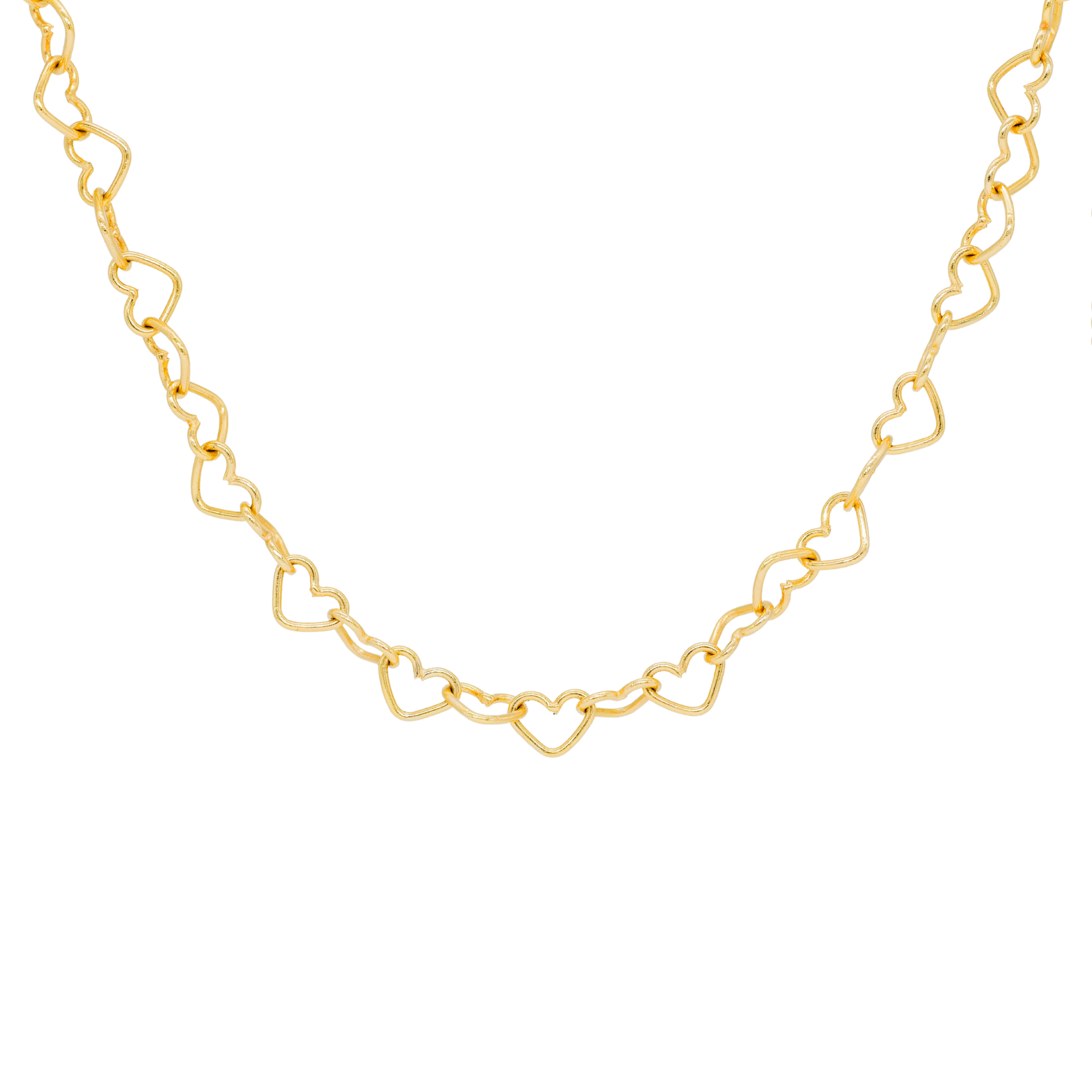 Grande Heart Chain Necklace
