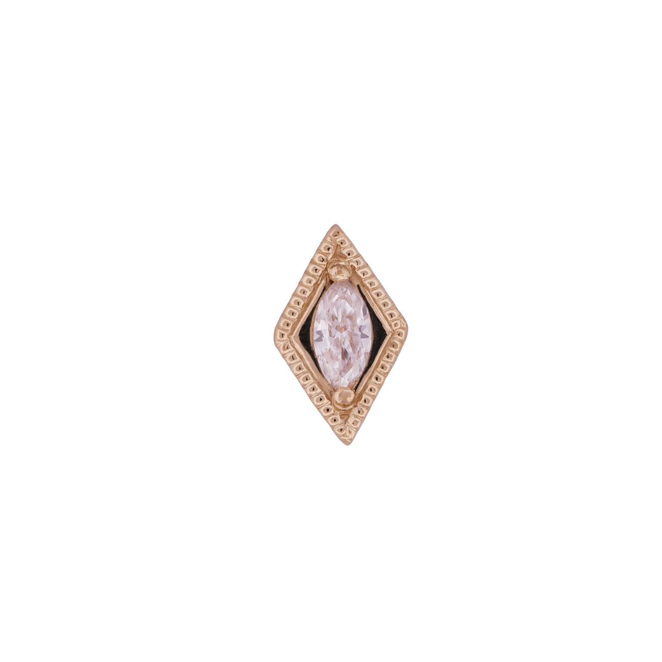 Serpentra Scale Stud - Marquise