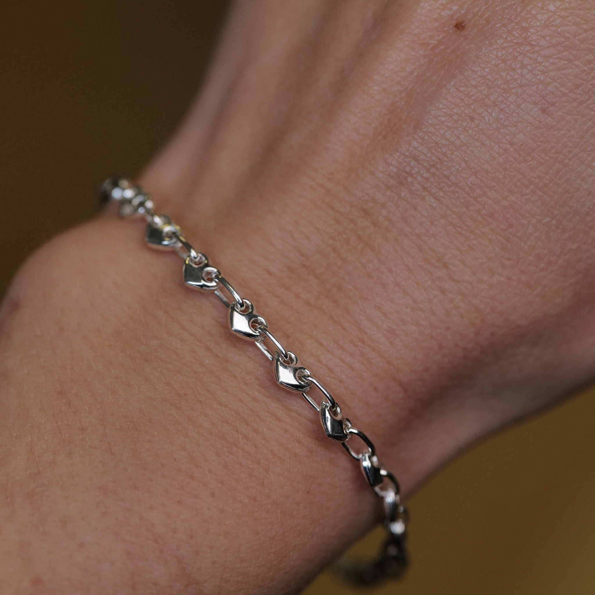 Puffed Heart Bracelet (S)