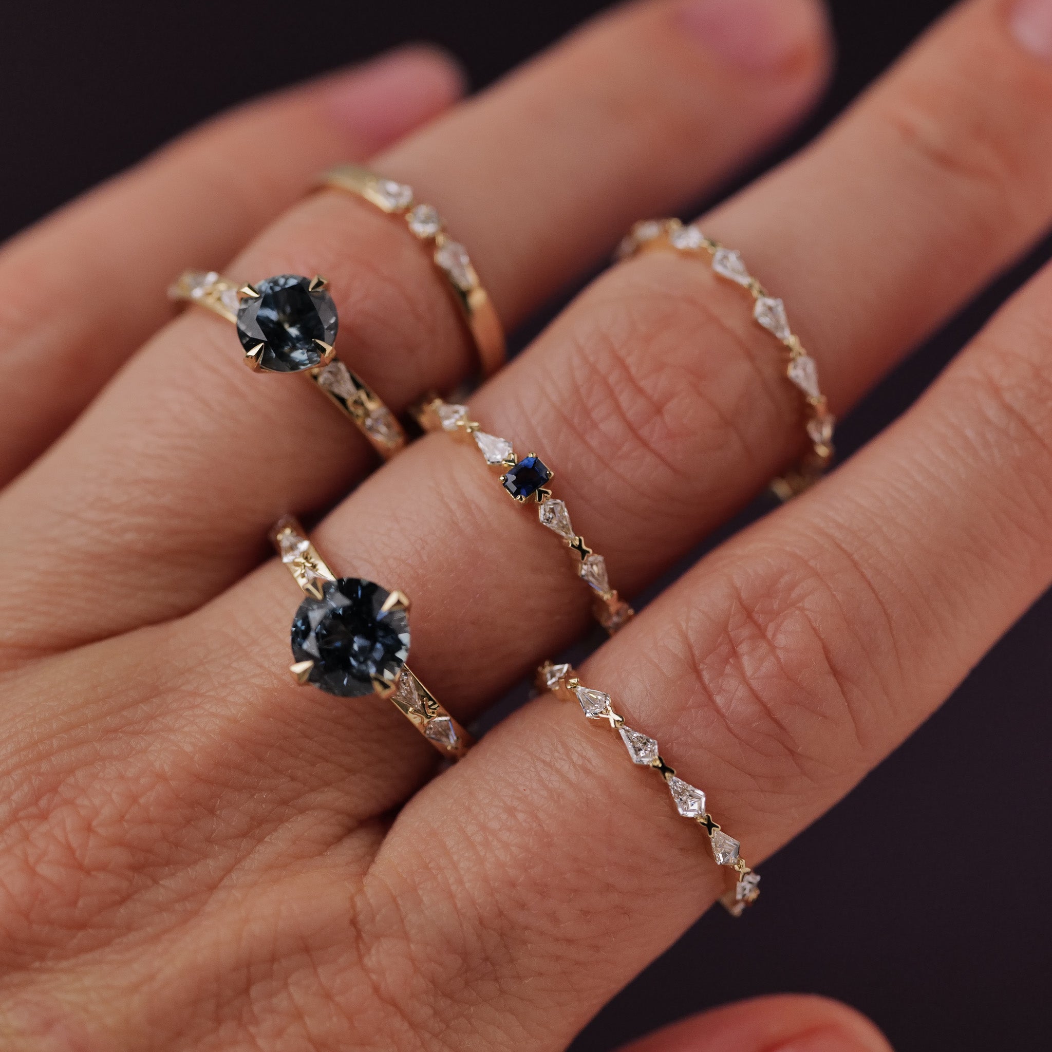 Classic Theia Ring - Sky Blue Sapphire (1.61ct)