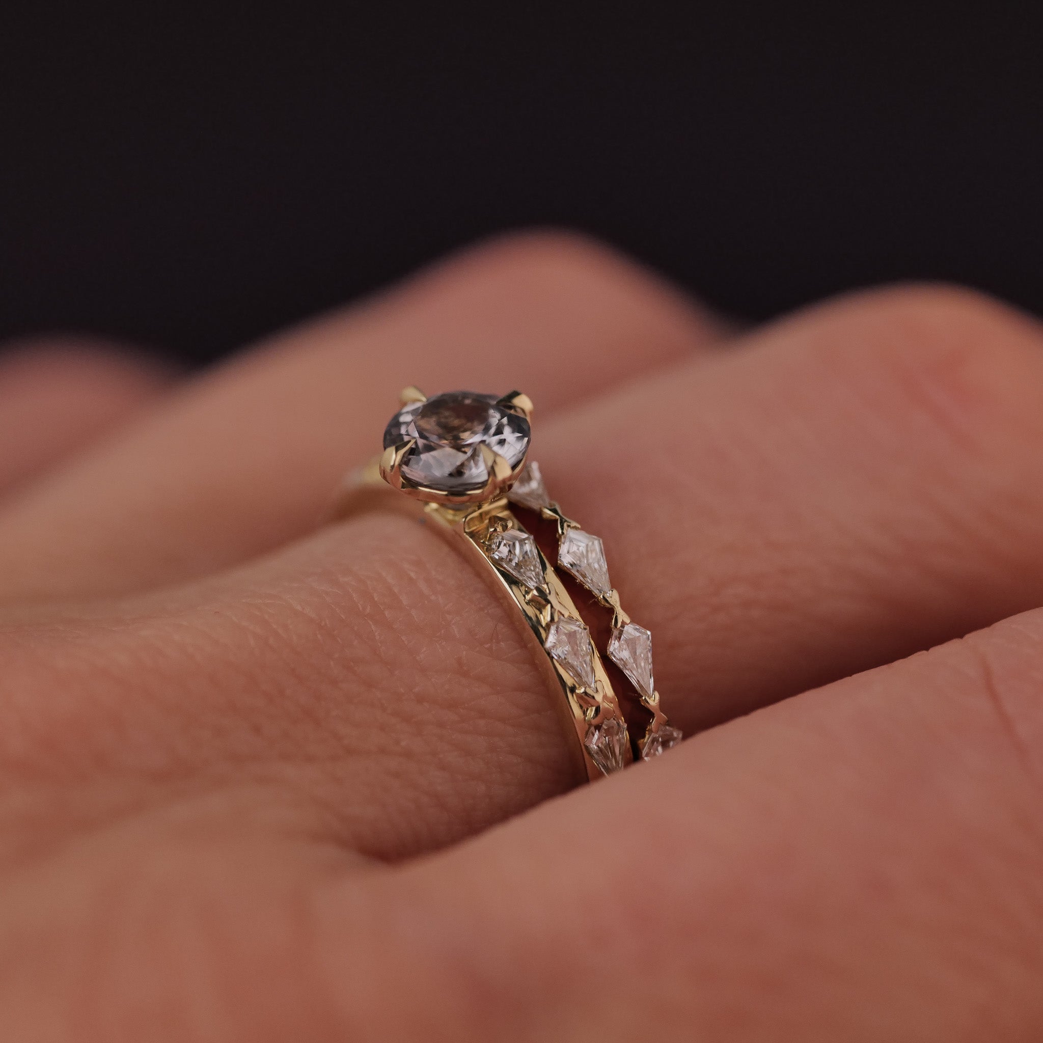 Classic Theia Ring - Pink Dusk Sapphire (1.10ct)