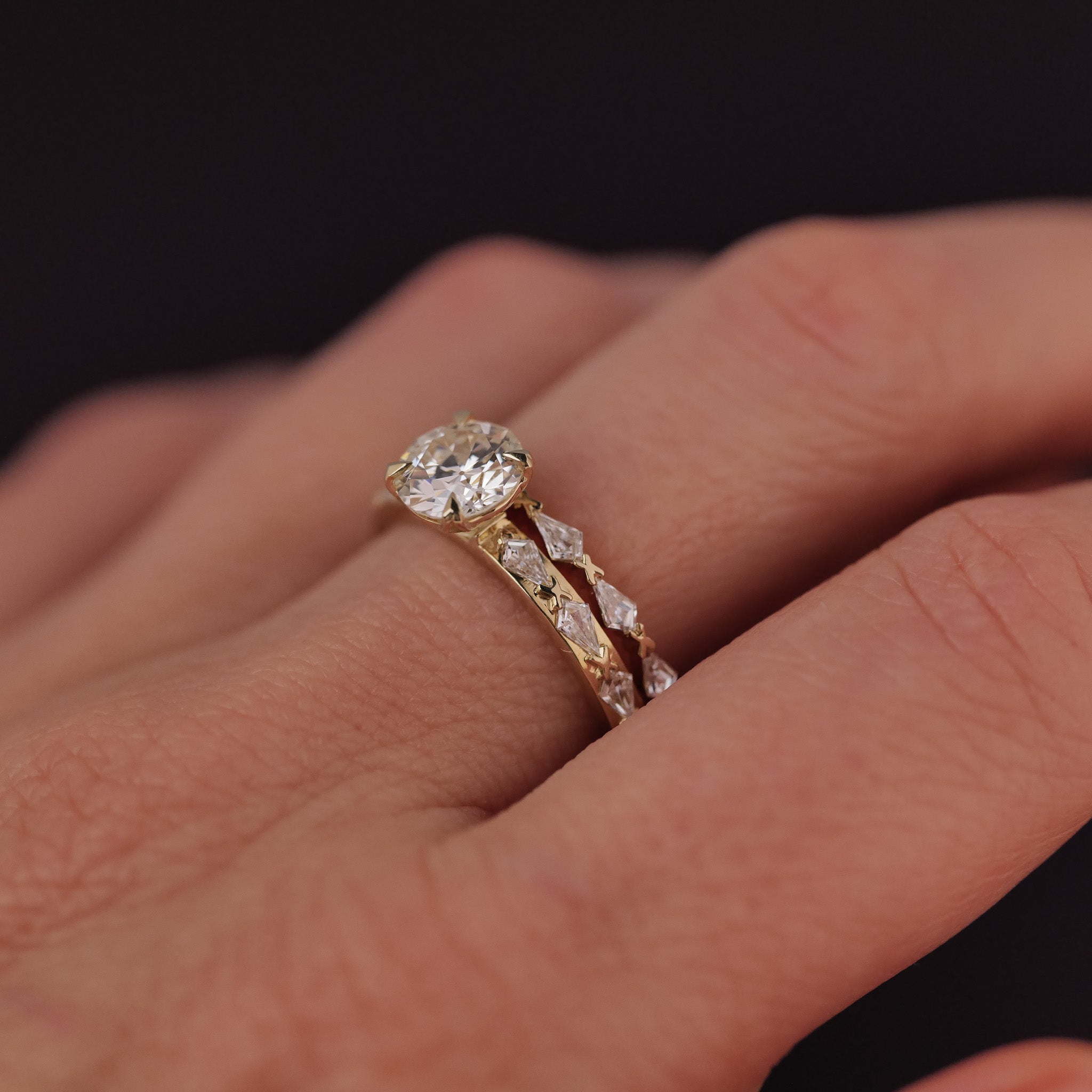 Classic Theia Ring - Transitional Cut Diamond (1.13ct)