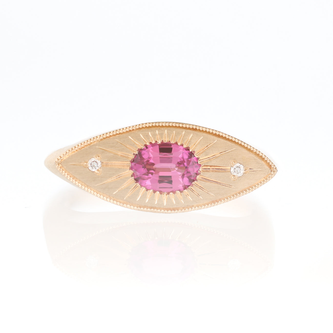 Brilliant Third Eye - Raspberry Oval Sapphire (0.645ct)