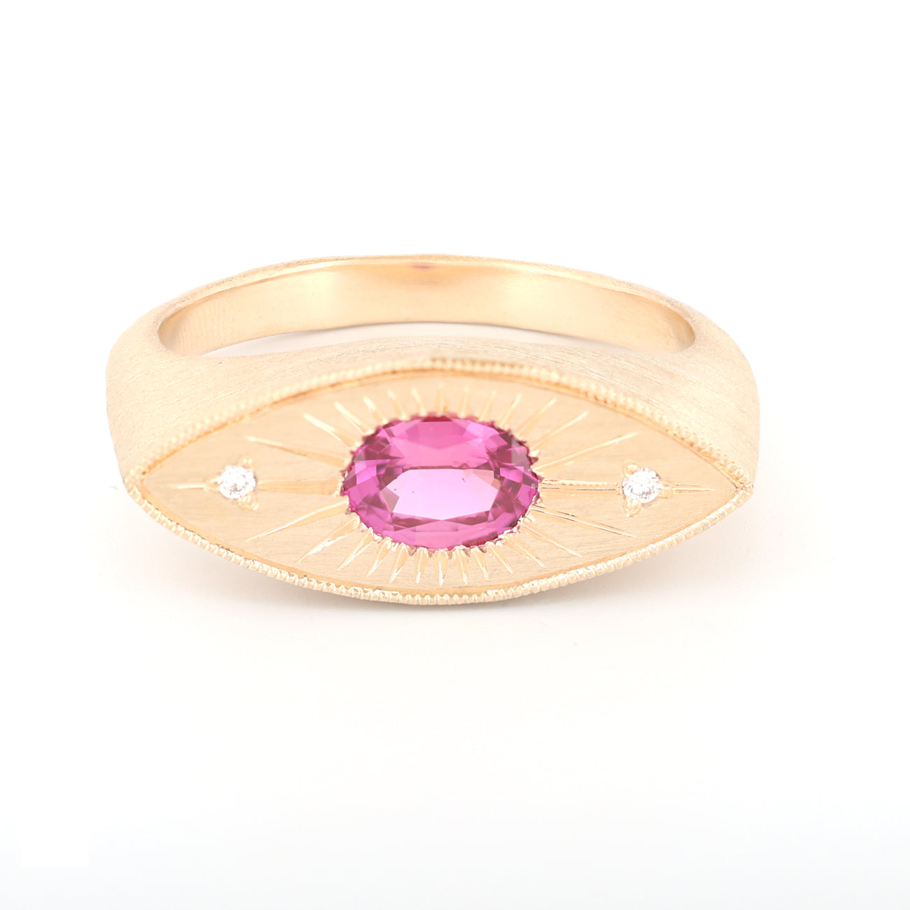 Brilliant Third Eye - Raspberry Oval Sapphire (0.645ct)