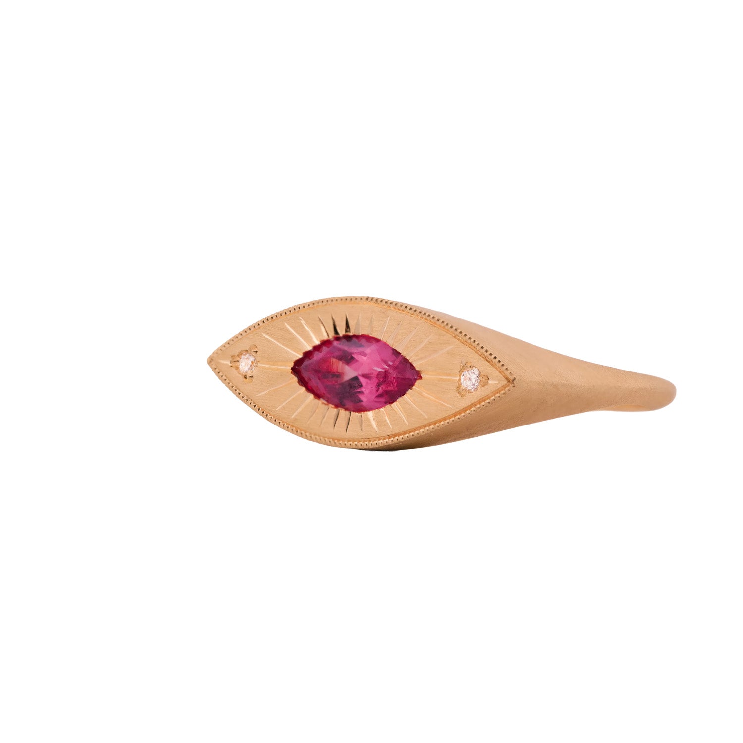 Brilliant Third Eye - Summer Coral Sapphire (0.63ct)