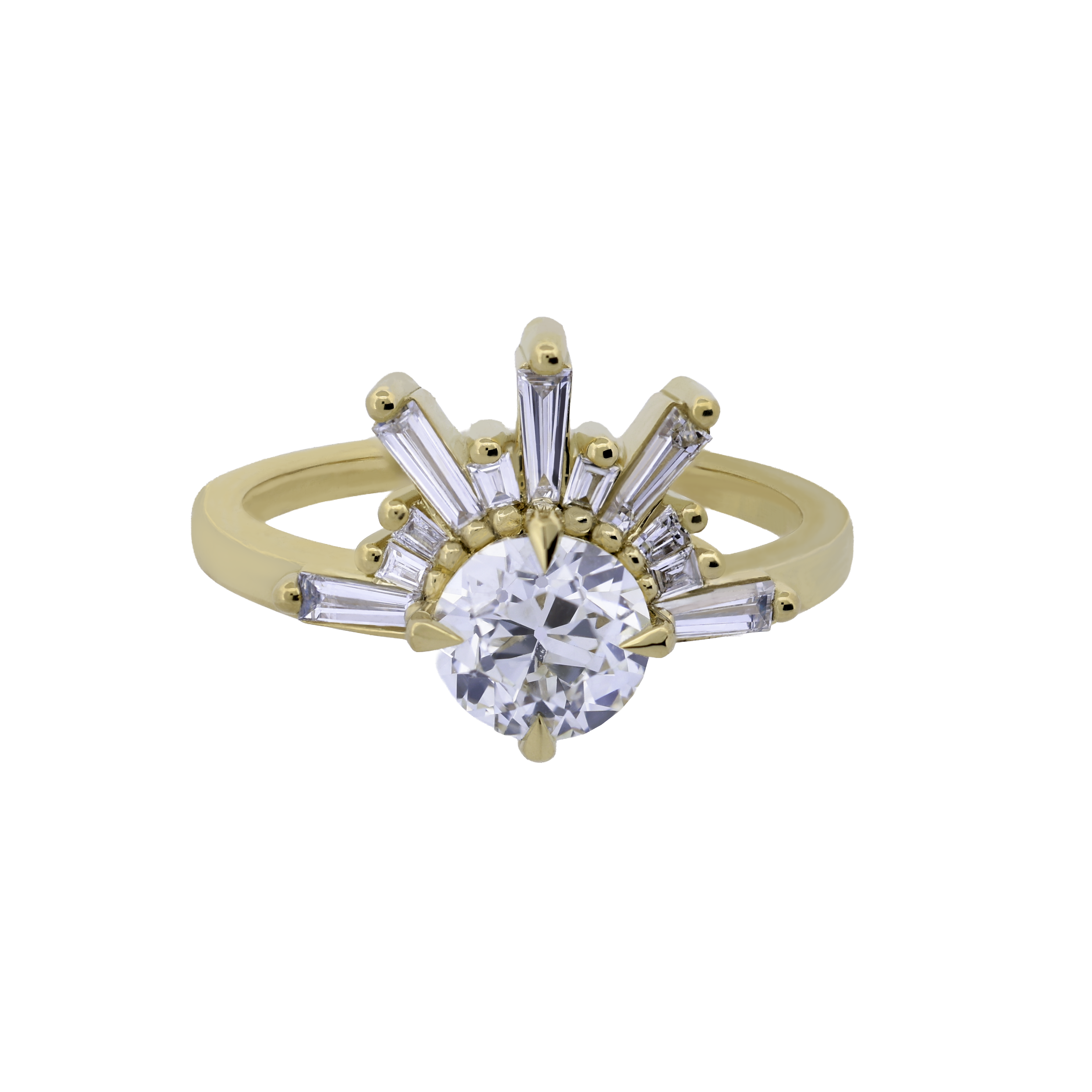Classic Demi Feu Ring - Old European Diamond (1.09ct)