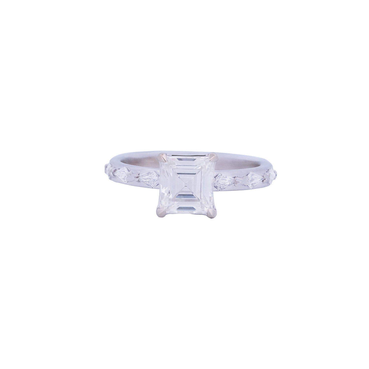 Classic Theia Ring - Antique Carré Diamond (1.41ct)