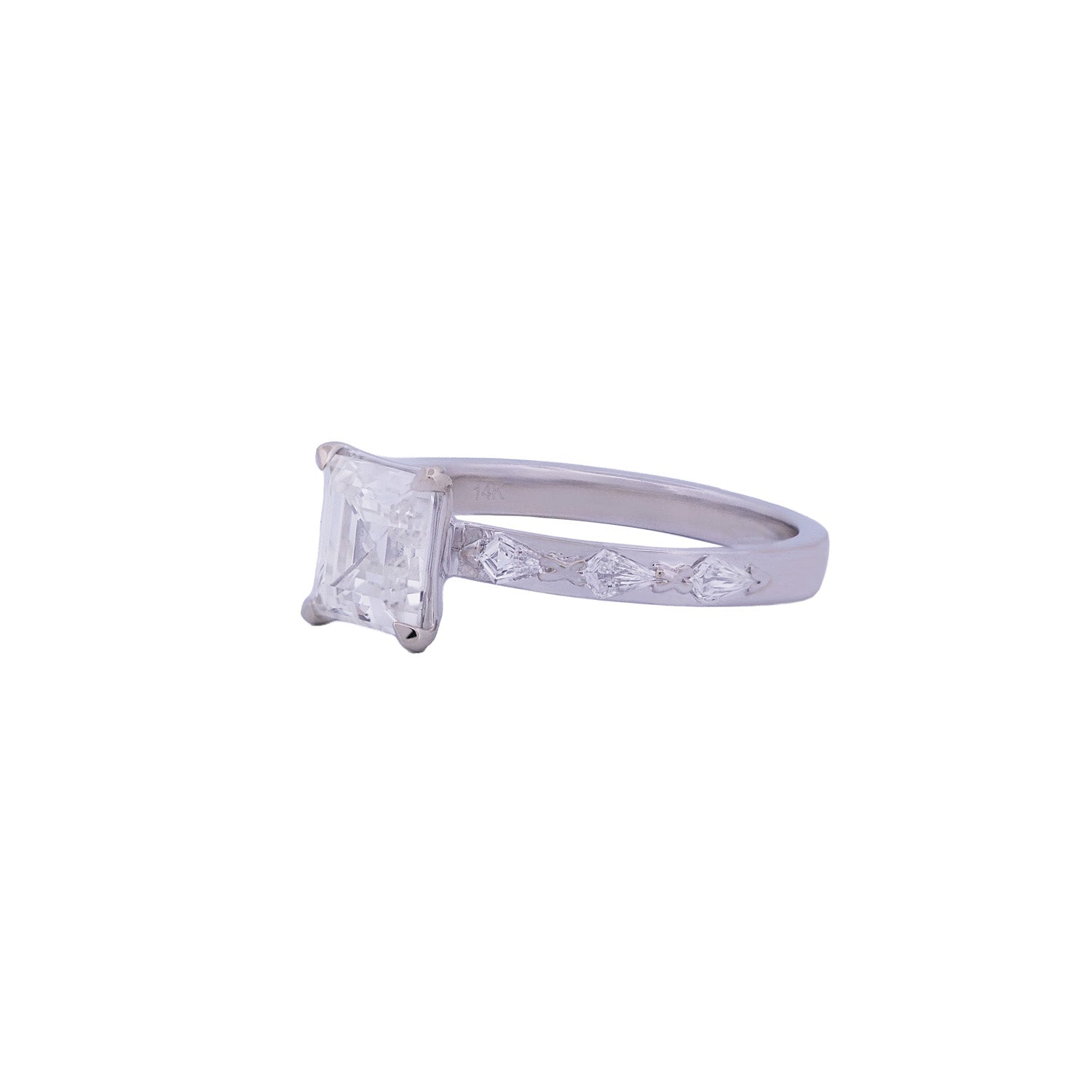 Classic Theia Ring - Antique Carré Diamond (1.41ct)
