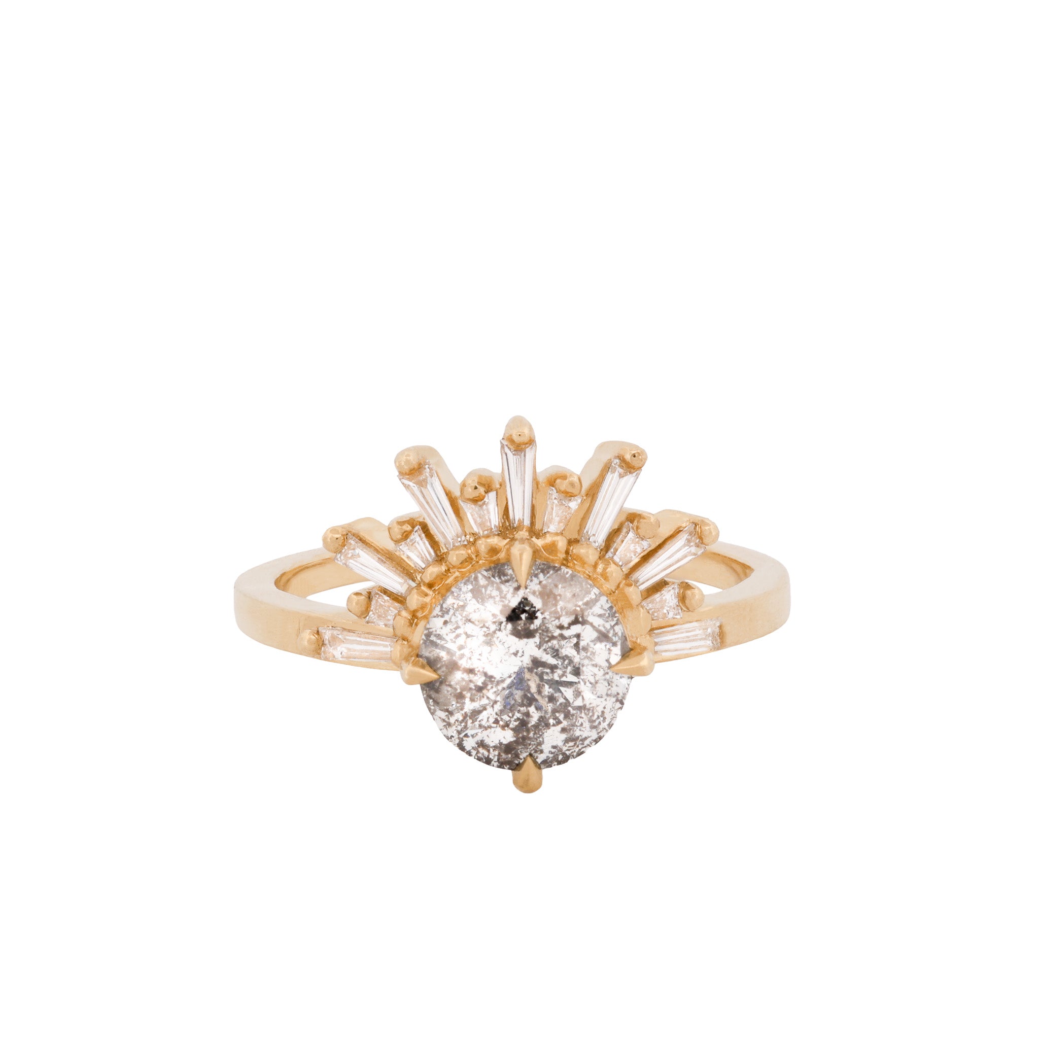 Grande Demi Feu - Salt & Pepper Diamond (1.67ct)