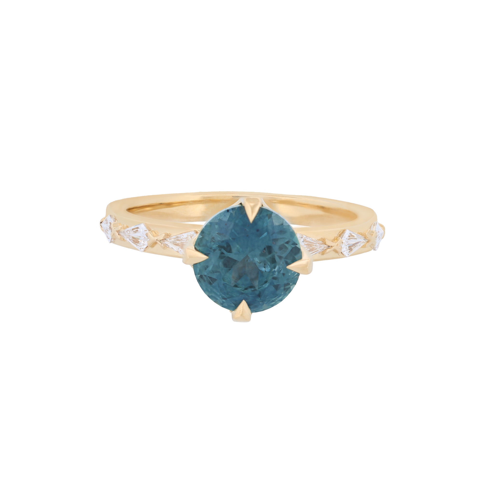 Grande Theia Ring - Twilight Blue Sapphire (2.52ct)