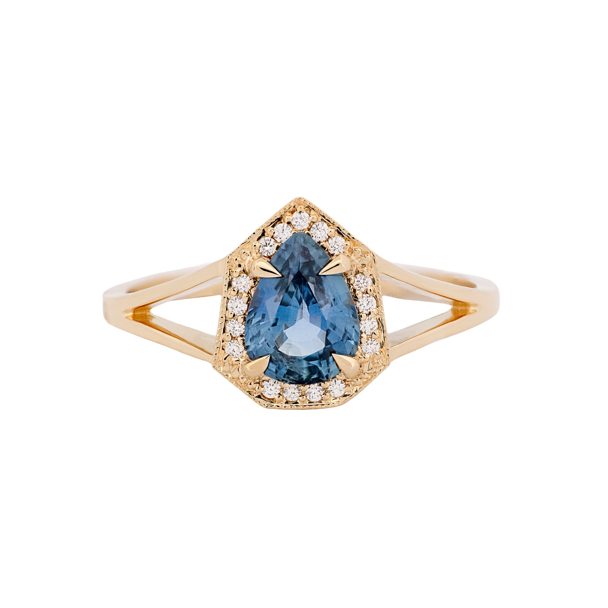 Petite Phoebe Ring - Blue Sapphire (1.11ct)