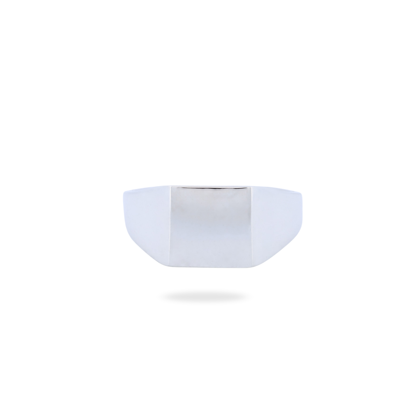 Grande Square Signet Ring - Plain (S)