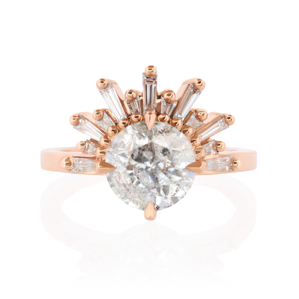 Grande Short Demi Feu - Icy Salt & Pepper Diamond (1.81ct)