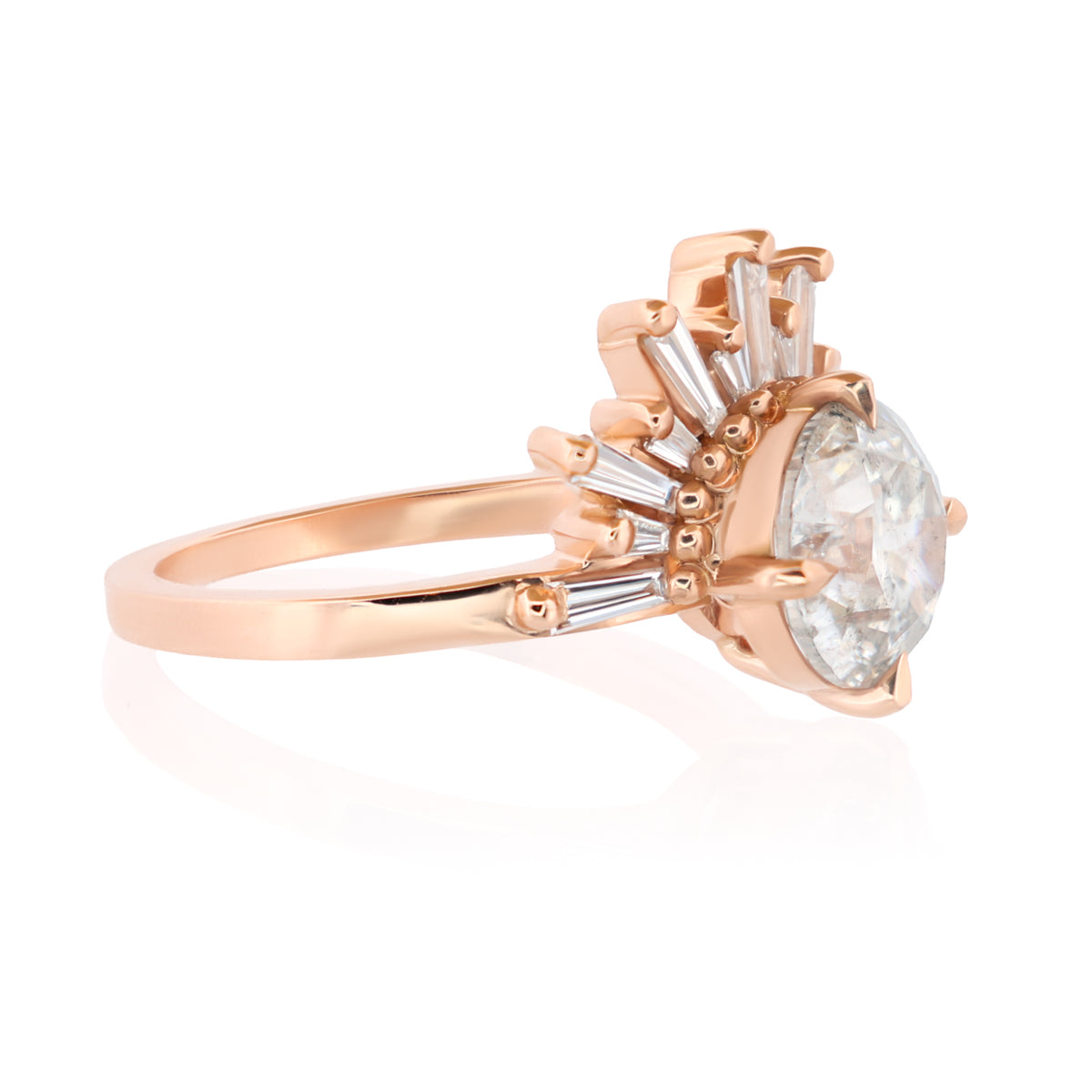 Grande Short Demi Feu - Icy Salt & Pepper Diamond (1.81ct)