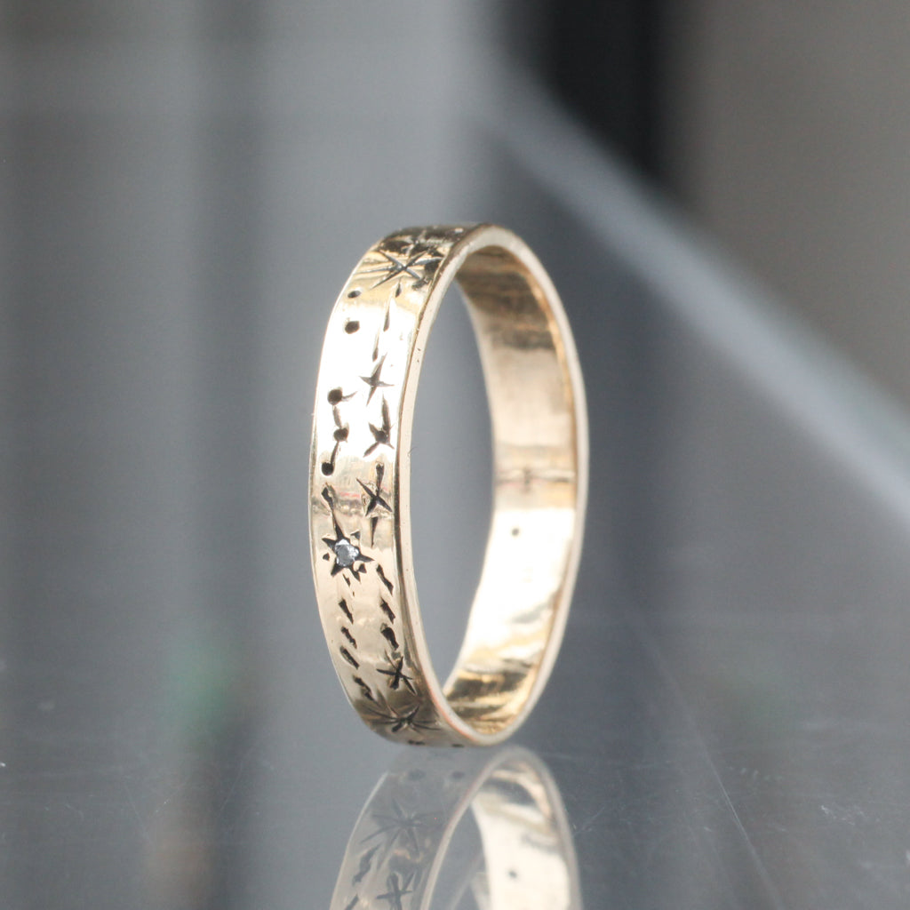 Written in the Stars Ring - Sagittarius & Virgo