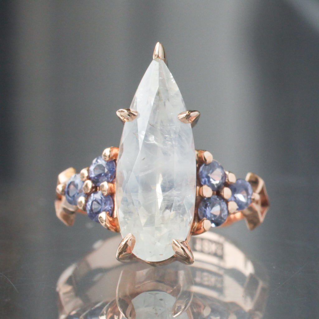 Nico Ring - Sri Lankan White Sapphire