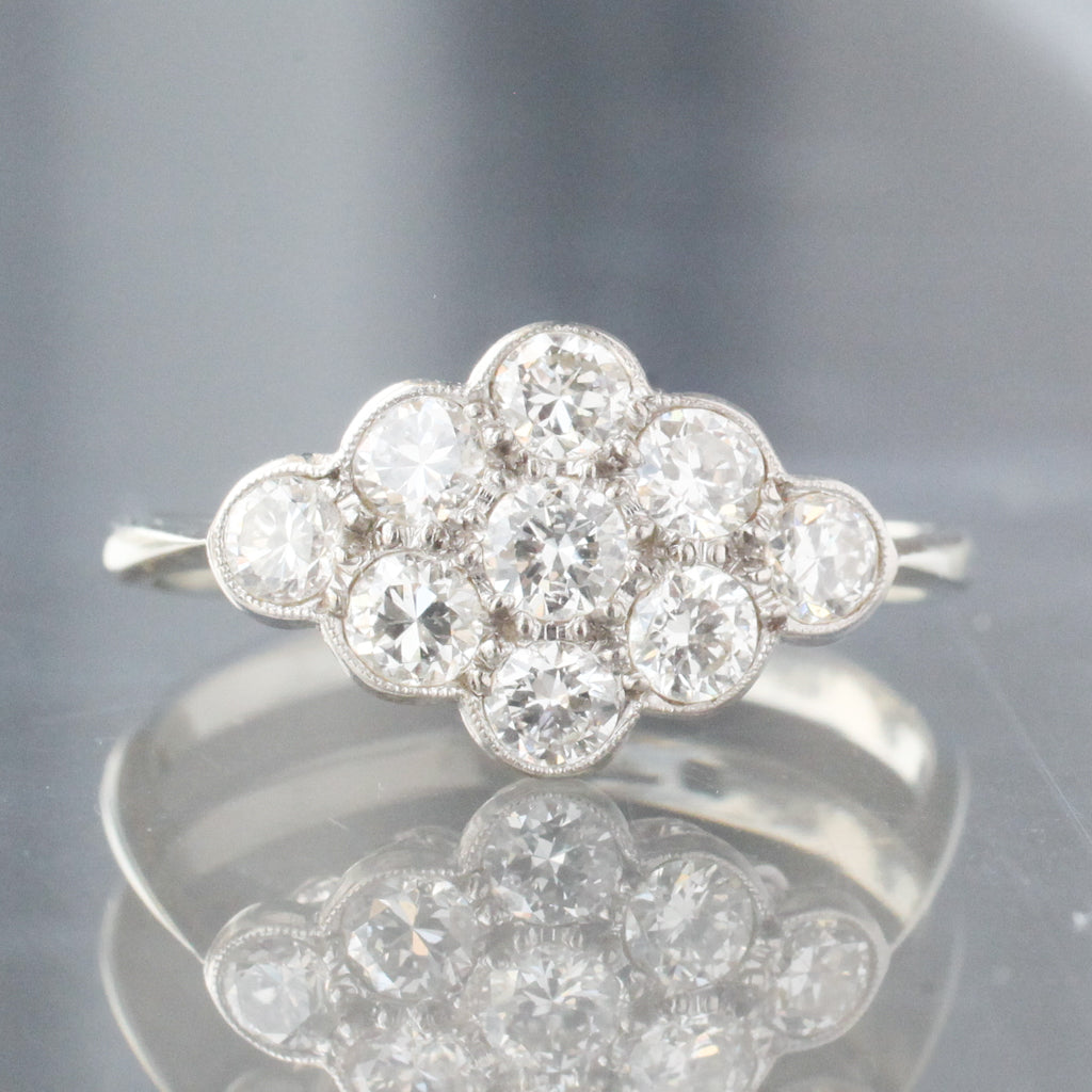 Antique Diamond Cloud Ring