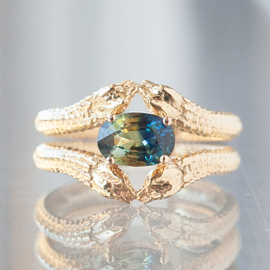 Parti Sapphire Tetrad Nagini Ring