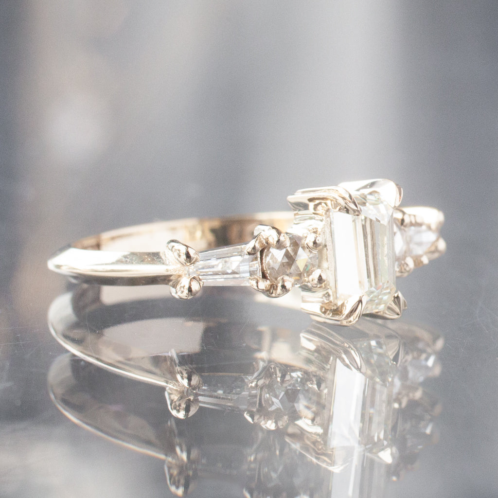 White Diamond Isolde Ring