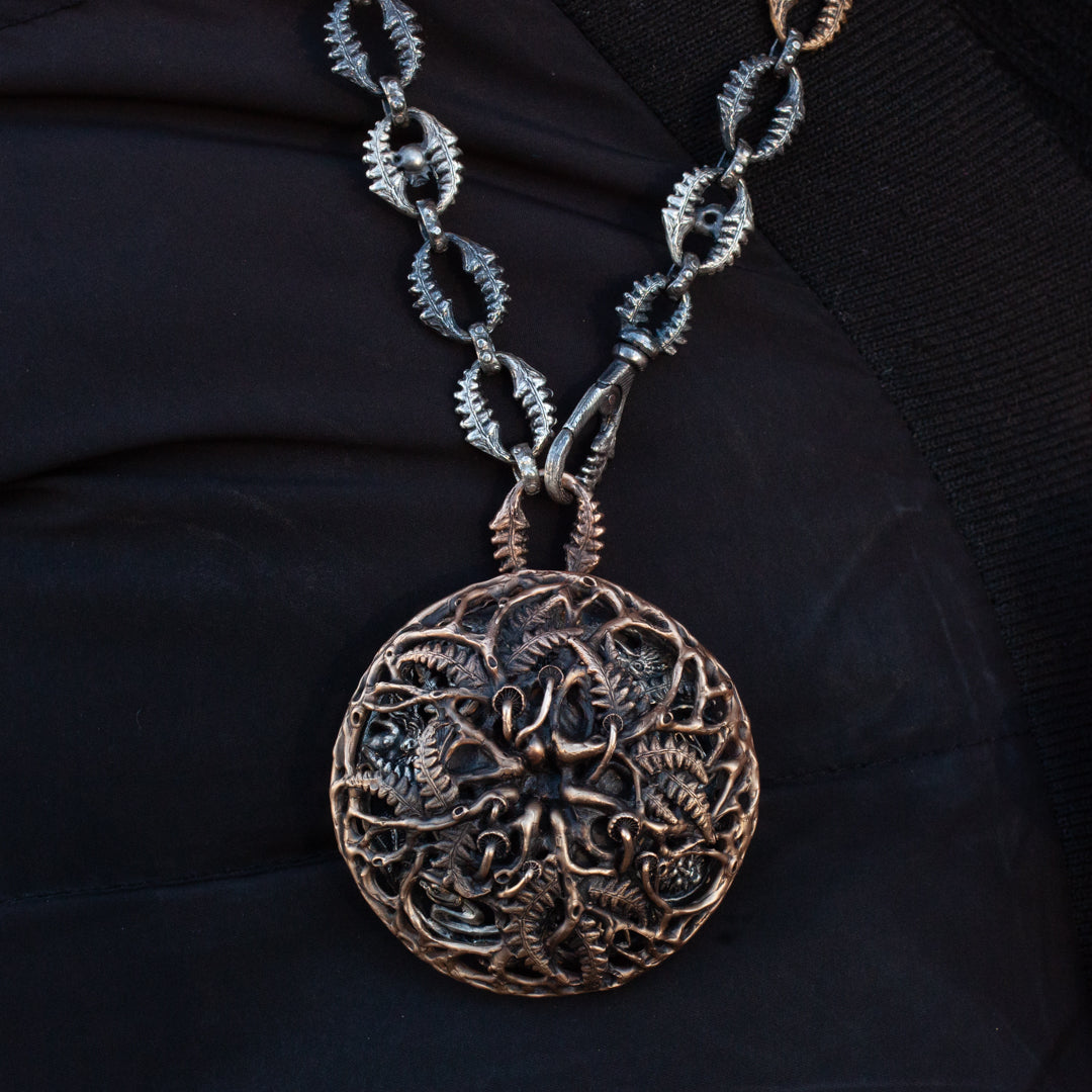 Dark Forest Timepiece Necklace