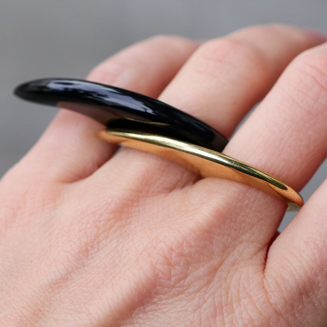 Bronze Slice Ring