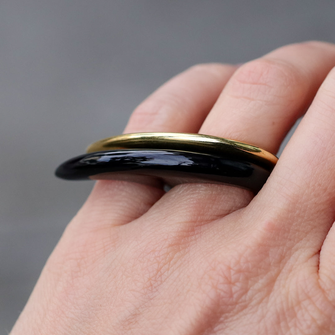 Onyx Slice Ring