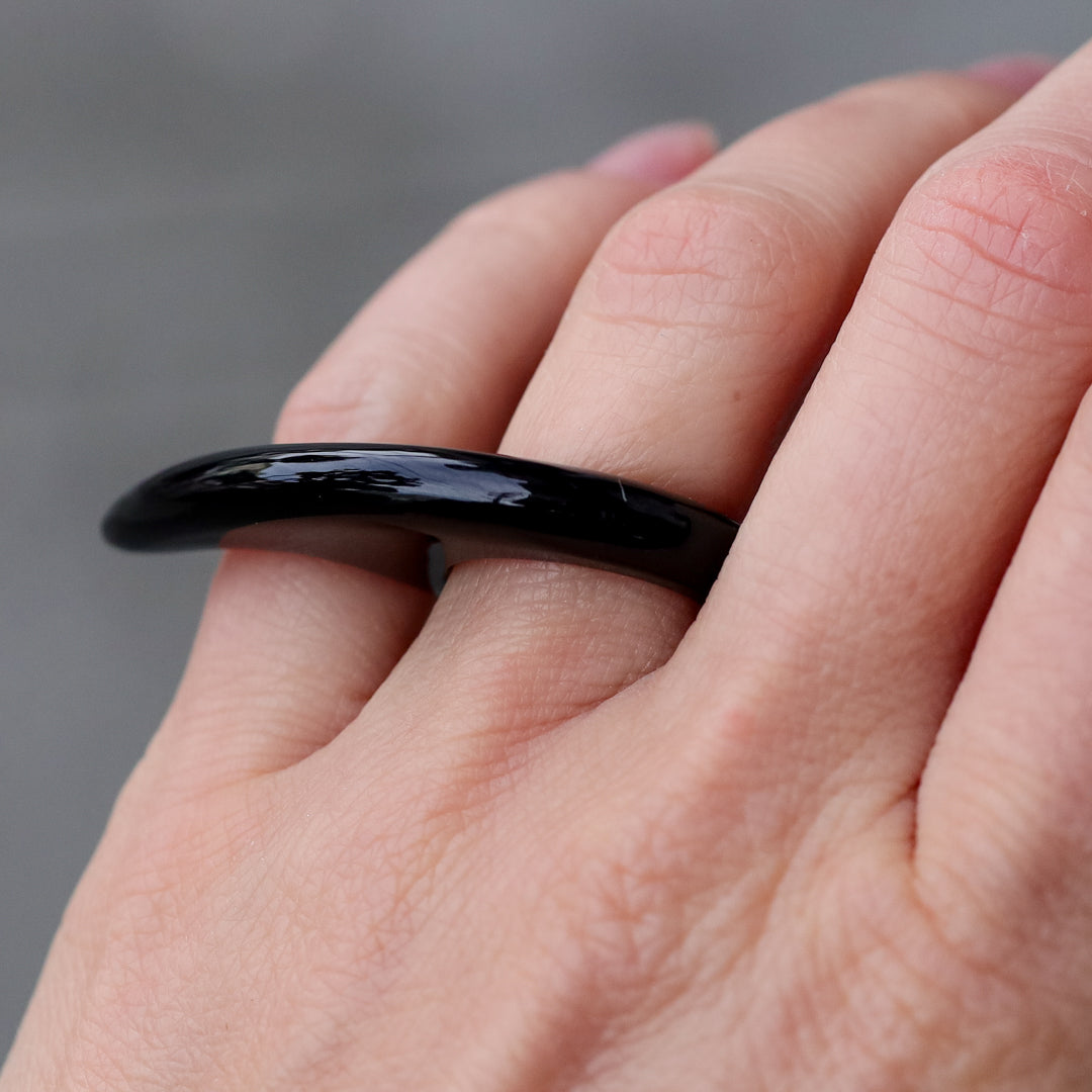 Onyx Slice Ring