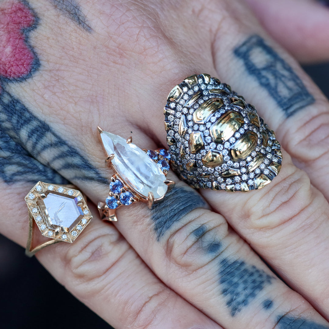 Nico Ring - Sri Lankan White Sapphire