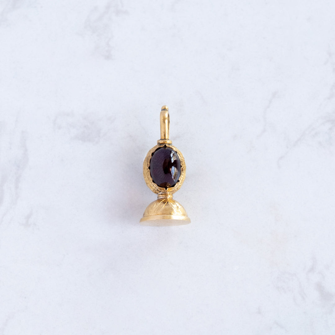 Antique Tourmaline Fob Charm