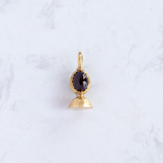 Antique Tourmaline Fob Charm