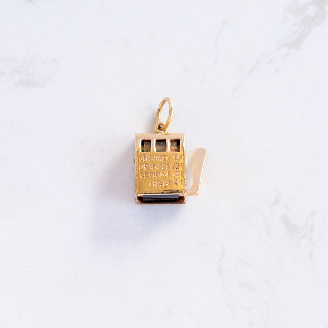 Vintage Slot Machine Charm