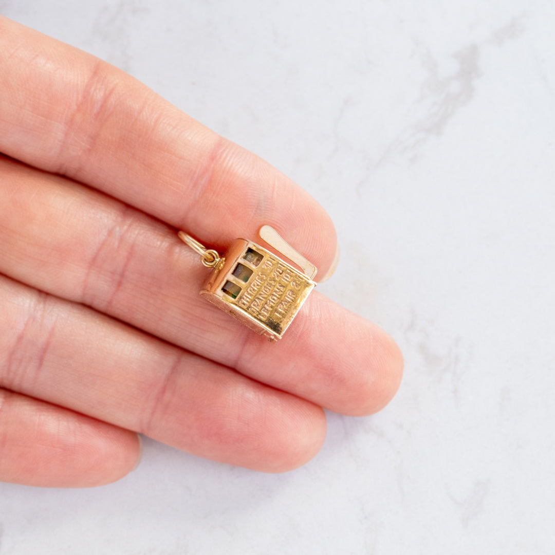 Vintage Slot Machine Charm