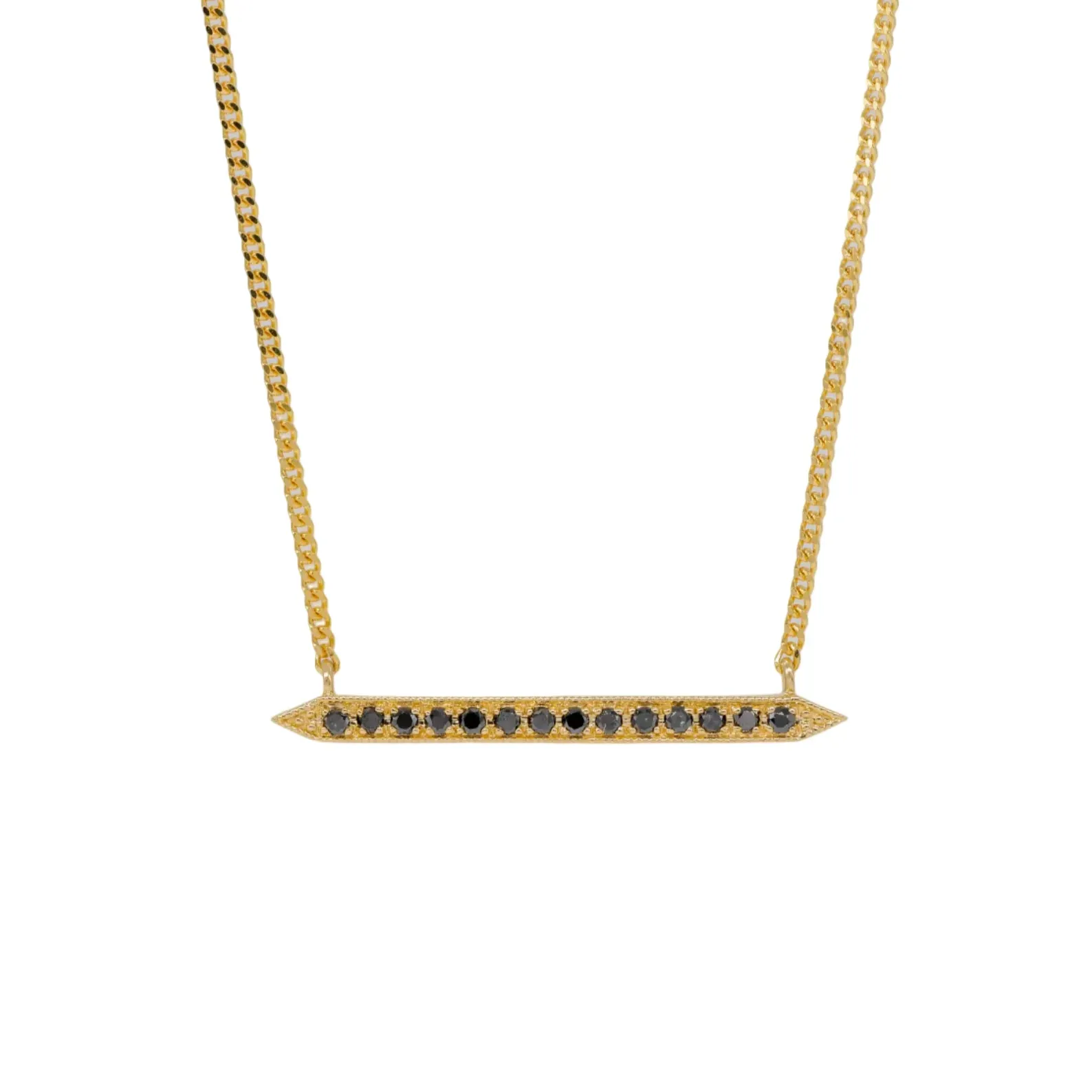 Tegla Necklace - Pavé