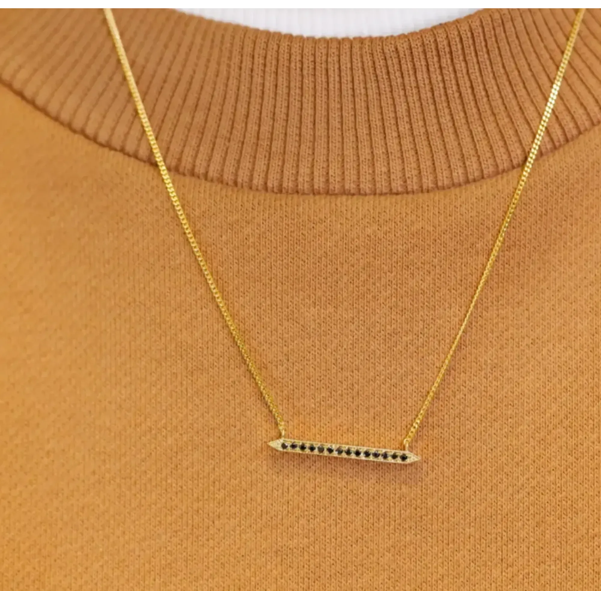 Tegla Necklace - Pavé