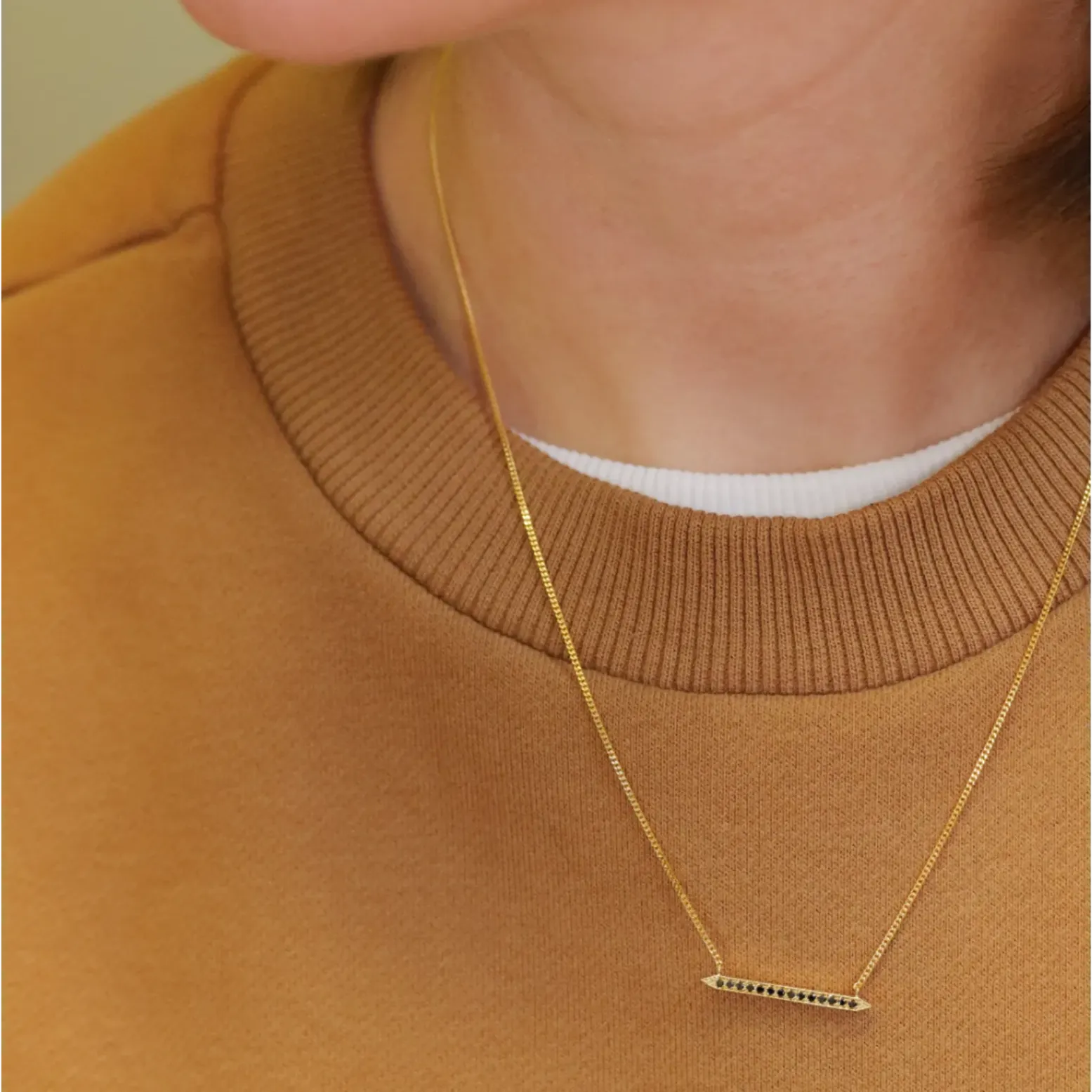 Tegla Necklace - Pavé