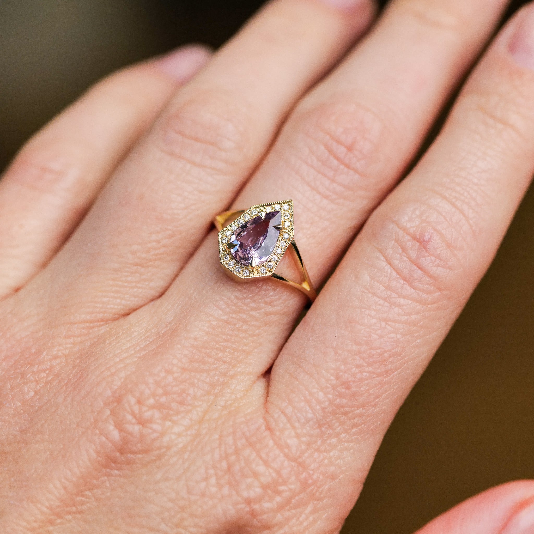 Classic Phoebe Ring - Sweetpea Pink Sapphire (1.22ct)