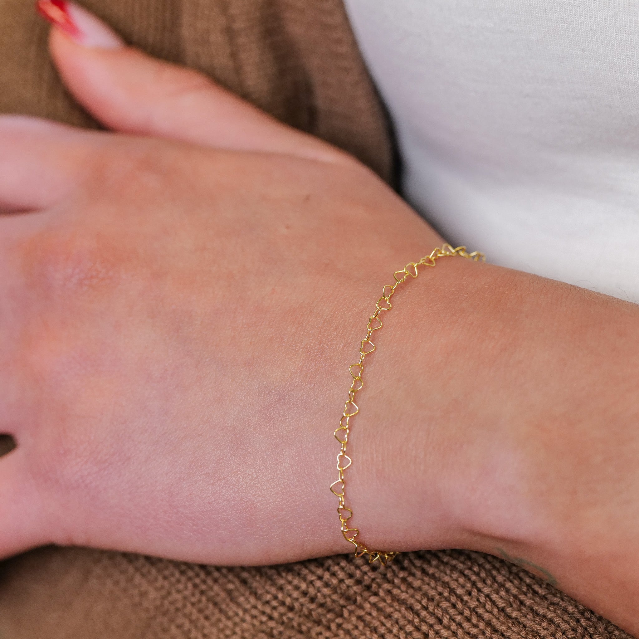 Classic Heart Chain Bracelet