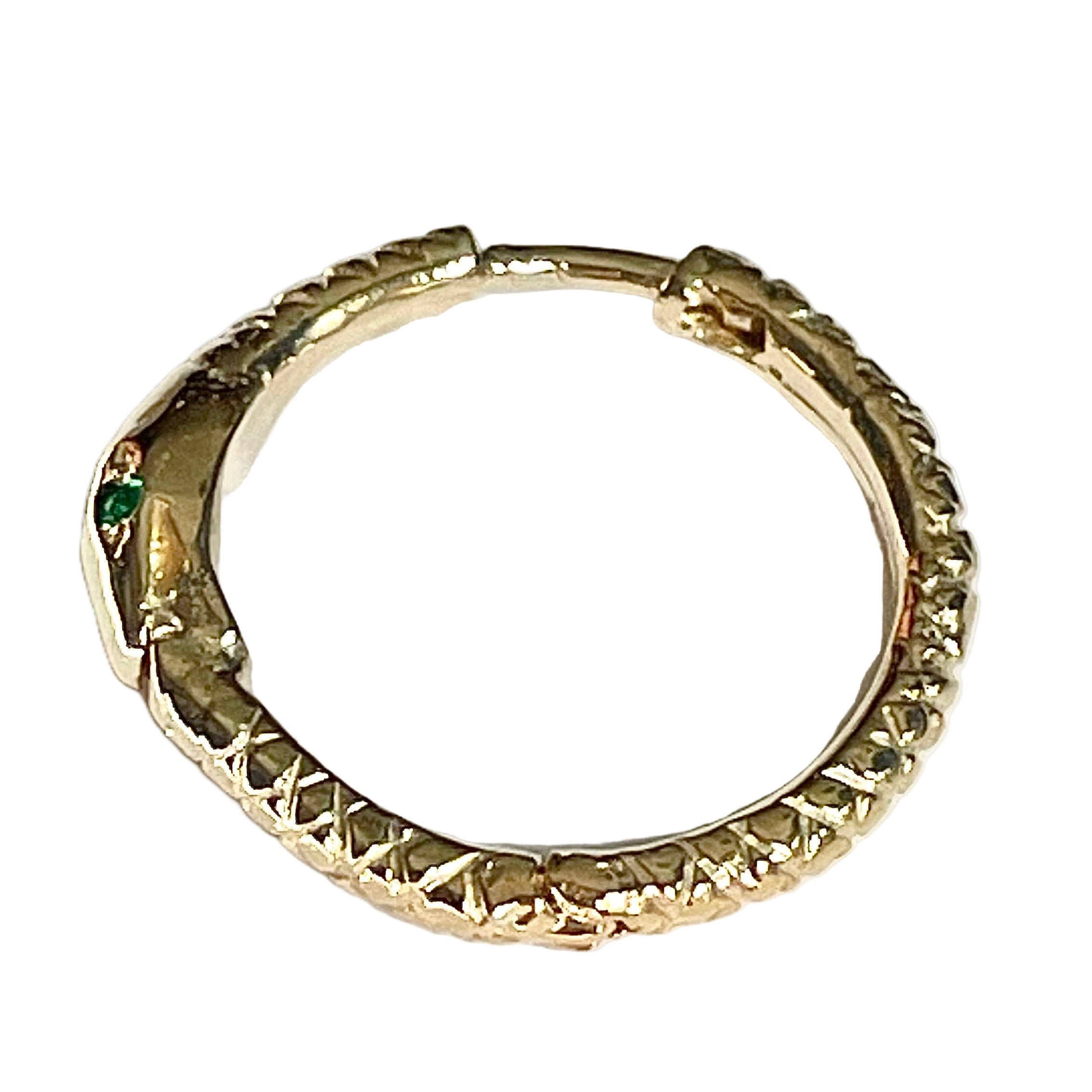 Ouroboros Snake Earring