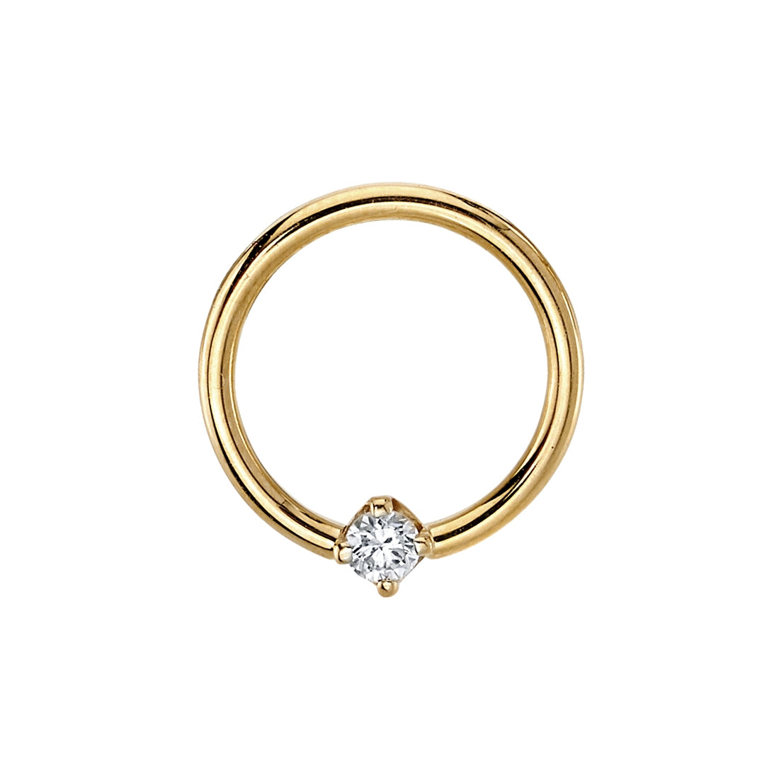 Round Prong Ring - Nipple (3mm)