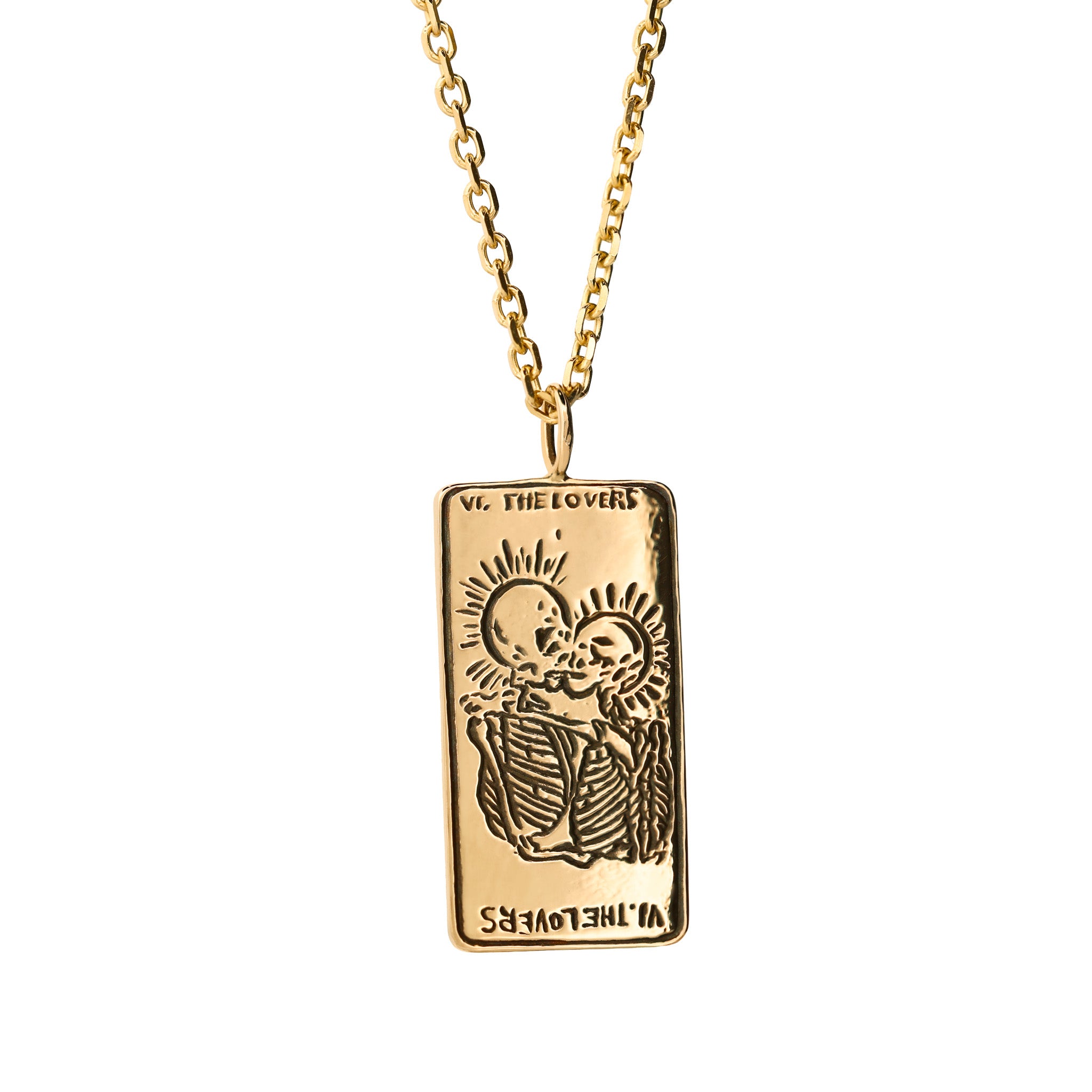 Tarot Card Charm - The Lovers