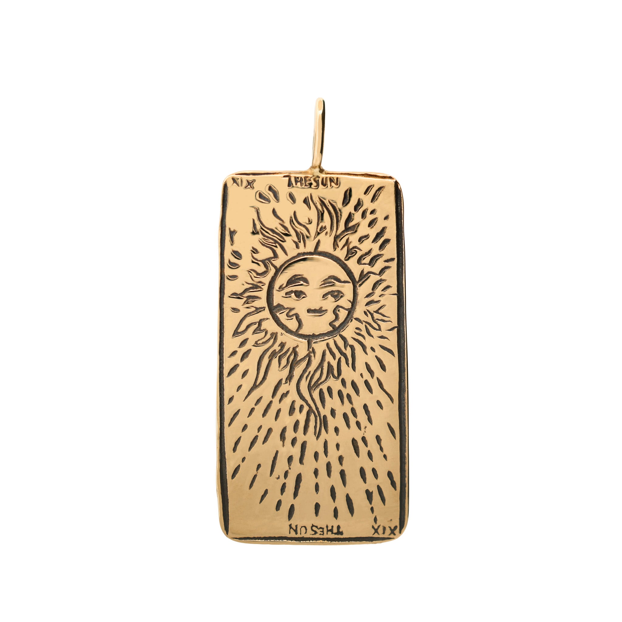 Tarot Card Charm - The Sun