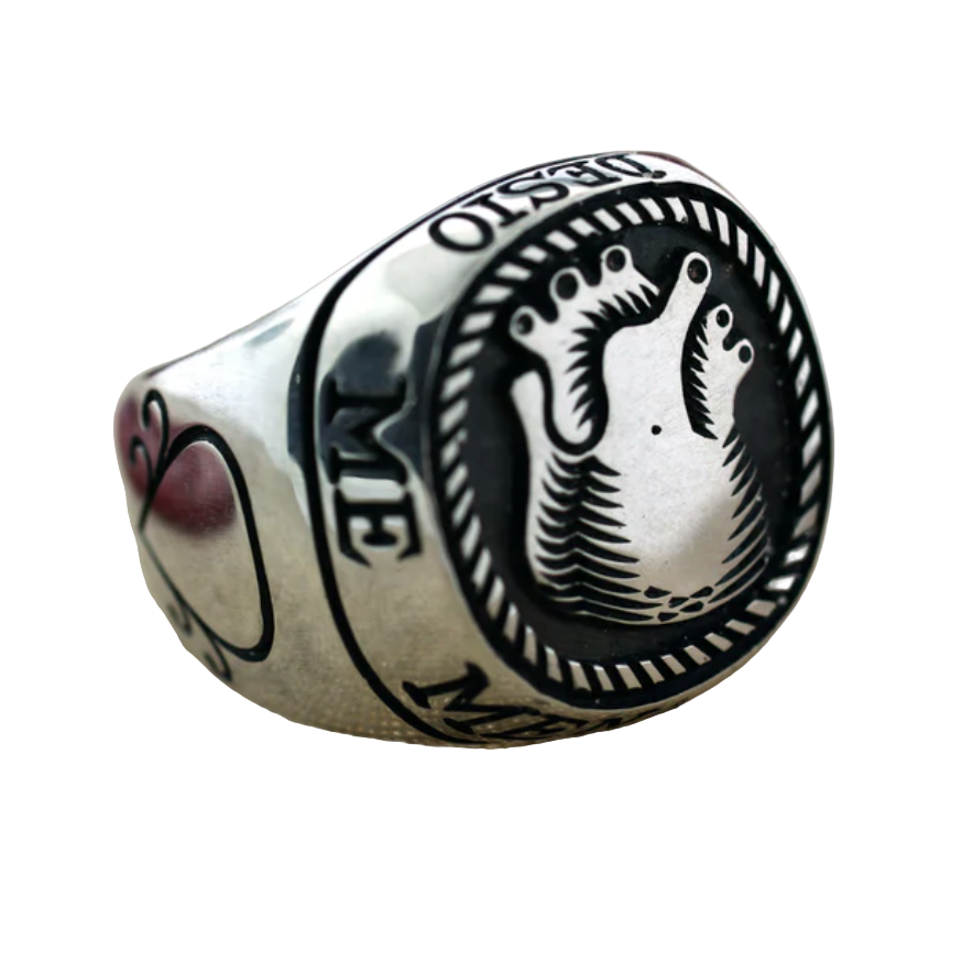 Anatomical Heart Signet Ring