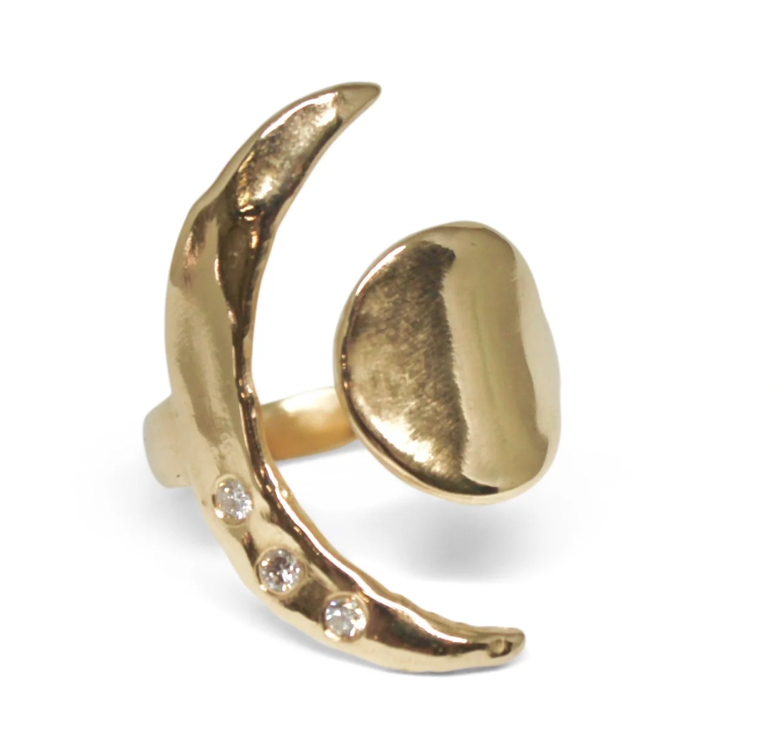 Equinox Moon Ring (G)