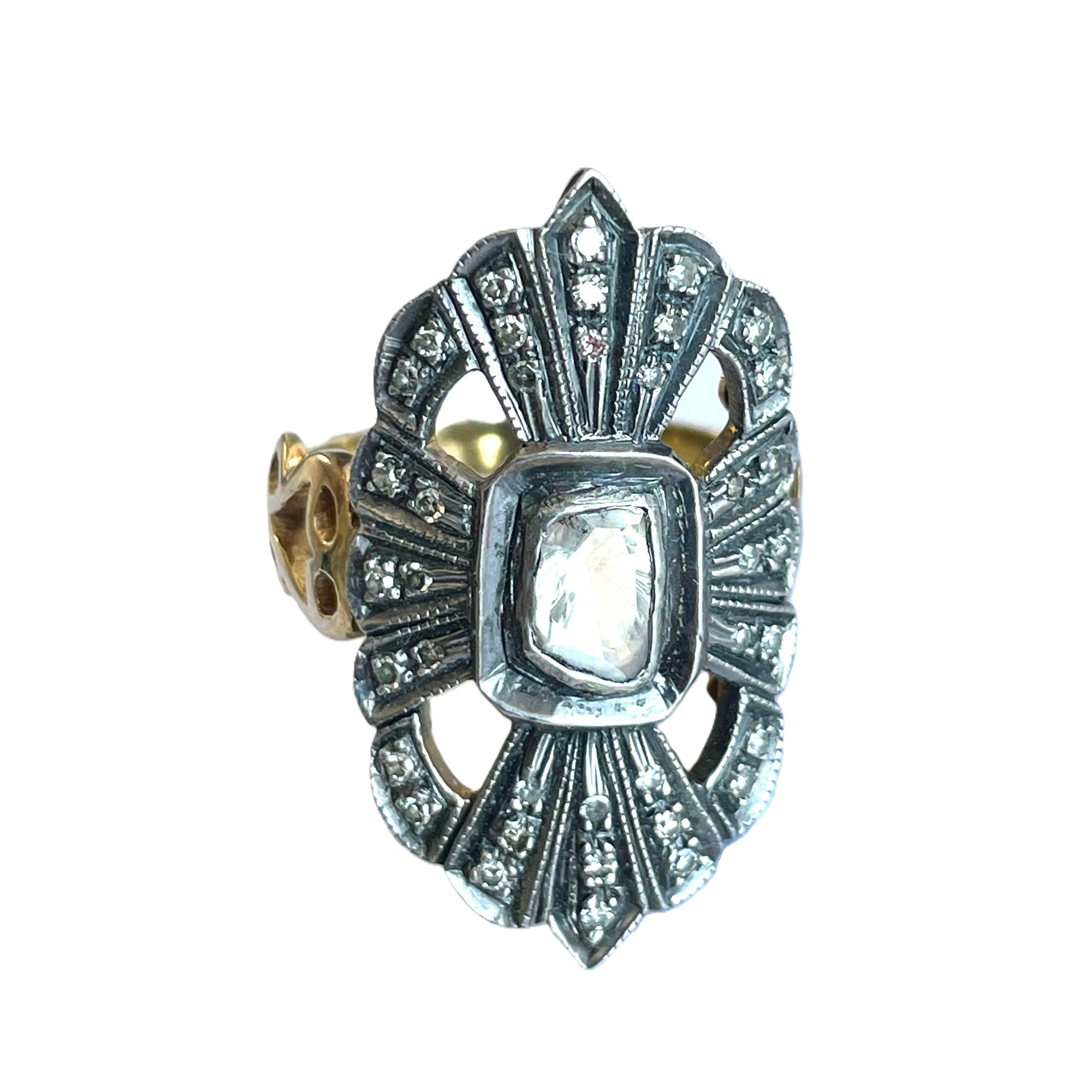 Shield Polki Ring (Vintage)