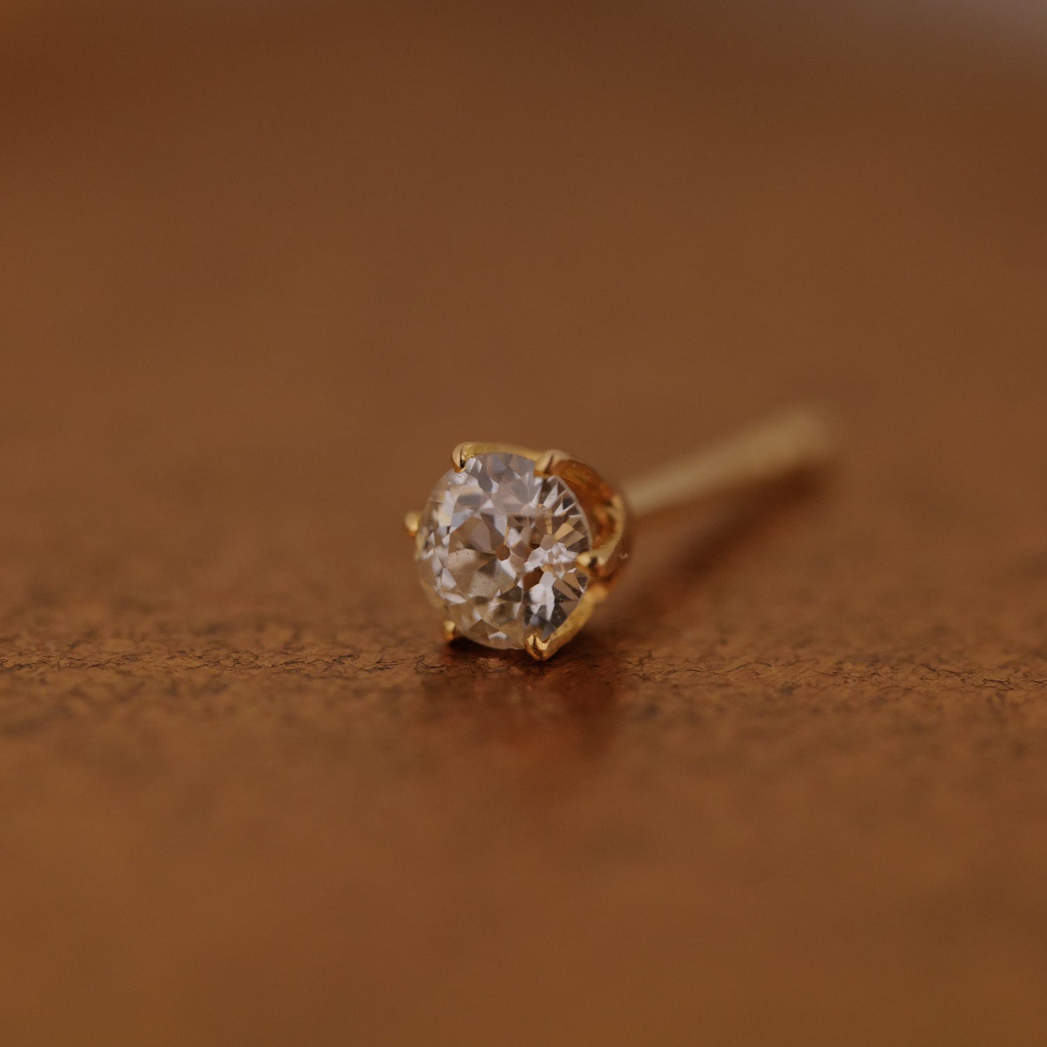 Old Euro Diamond Earring