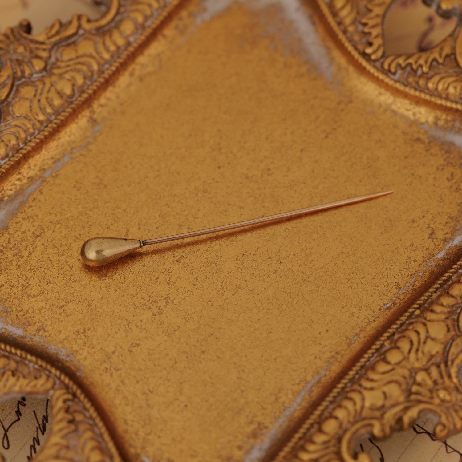 Vintage Teardrop Stick Pin