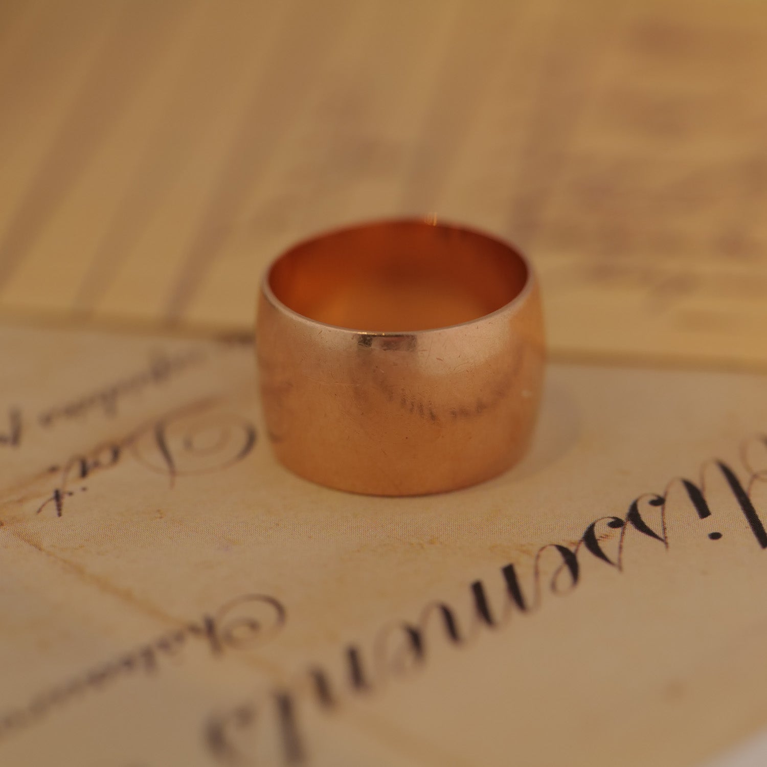 Vintage Wide Cigar Ring