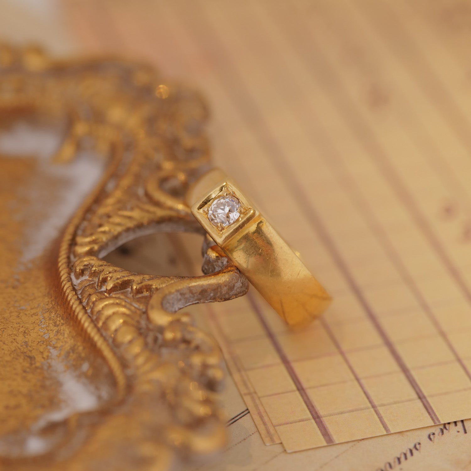Antique Old European Diamond Ring